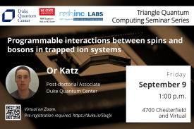 Triangle Quantum Computing Seminar Series 20220909